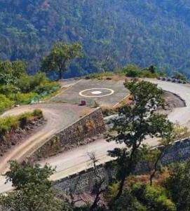 Wintry Mountain Landscape